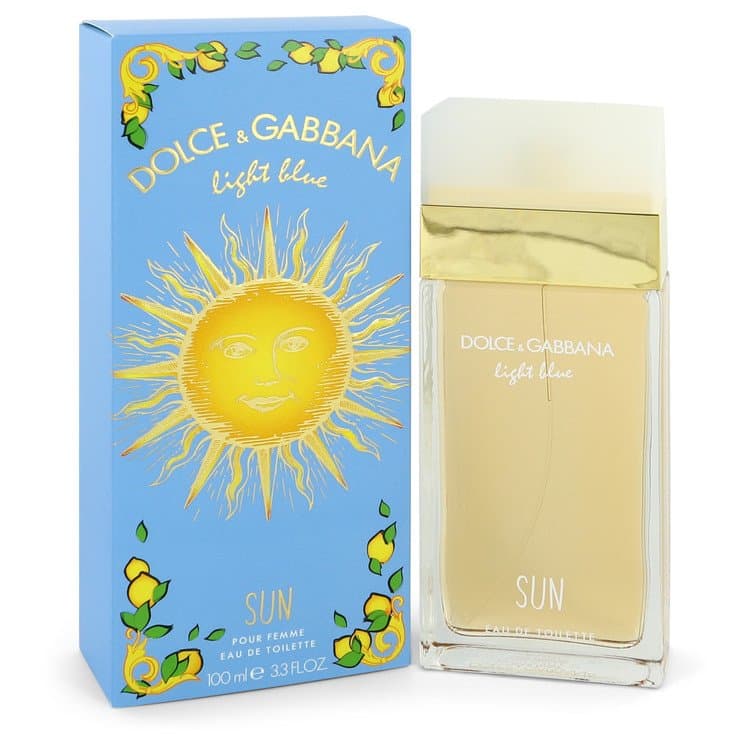 DOLCE & GABBANA LIGHT BLUE SUN 3.4 Oz Eau De Toilette For Women
