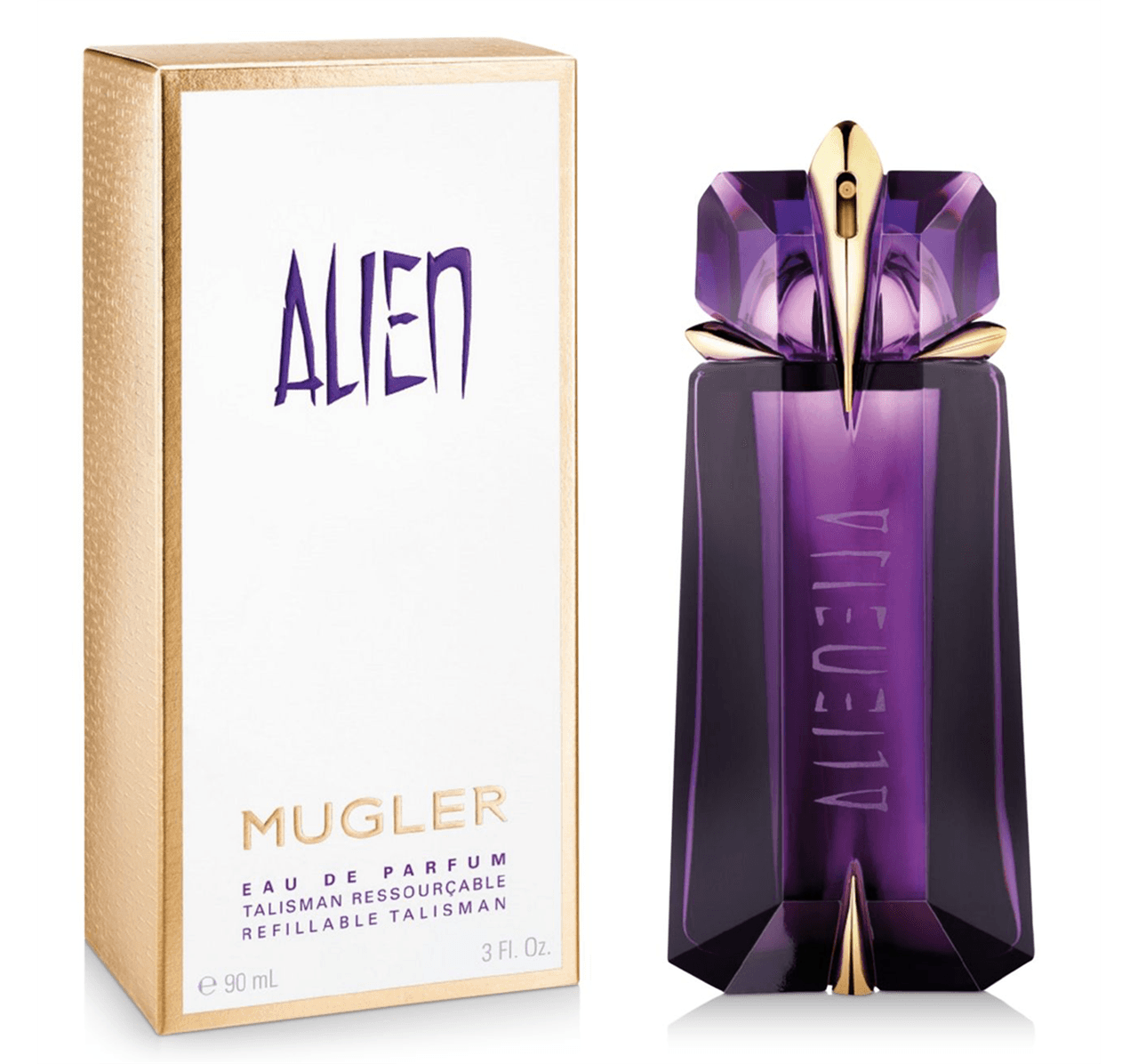 Buy ANGEL ALIEN 3.0 Oz REFILLABLE For Women and Get a Free ARMAF VANITY ESSENCE 3.4 Oz For Women