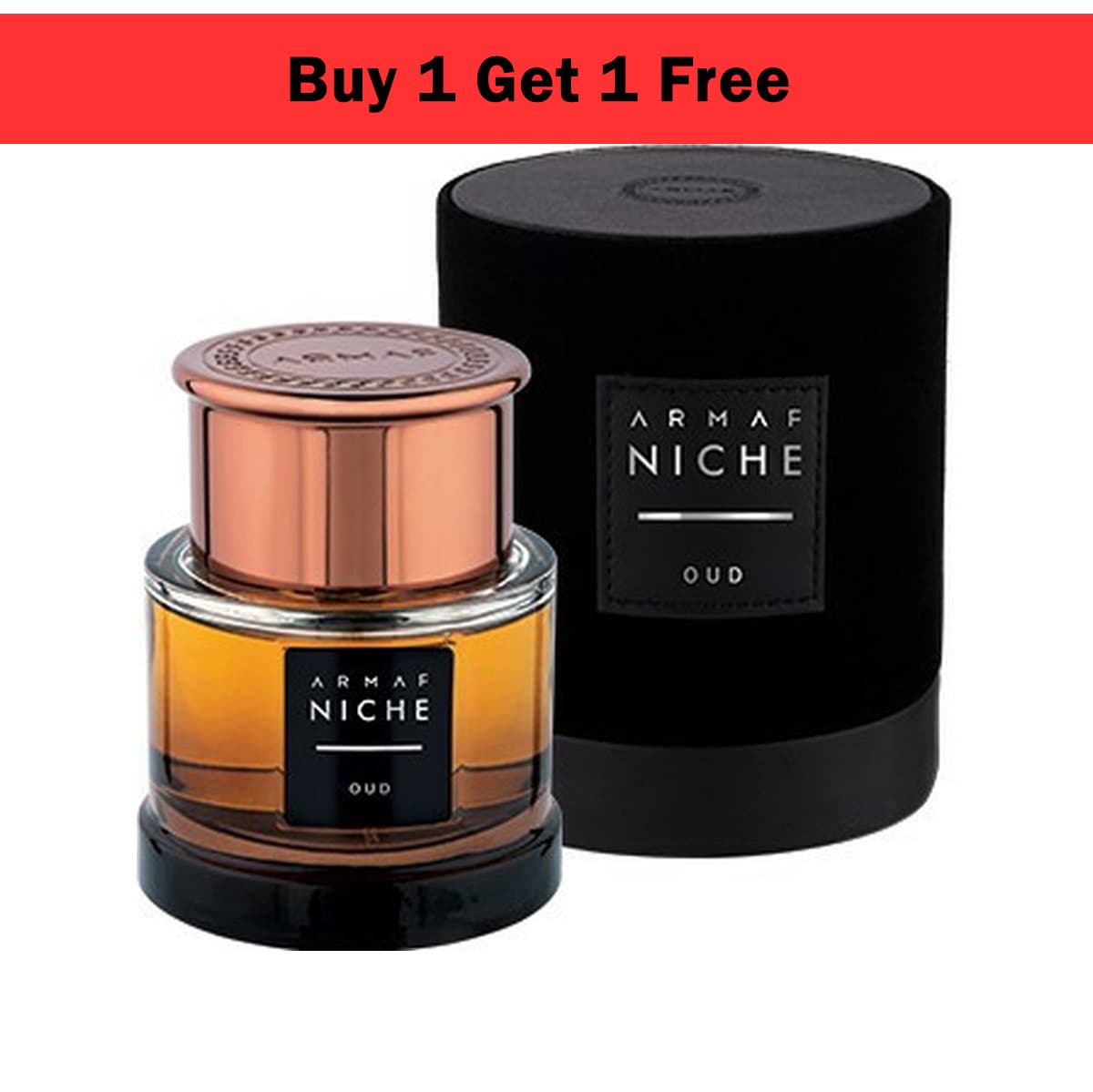 Armaf Niche Oud 3 Oz Eau De Parfum For Men (Bundle)