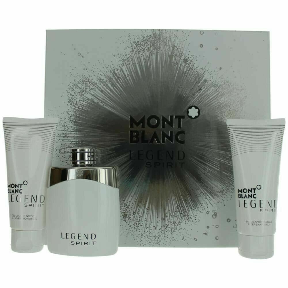 Mont Blanc Legend Spirit By Mont Blanc 3 Piece Gift Set For Men