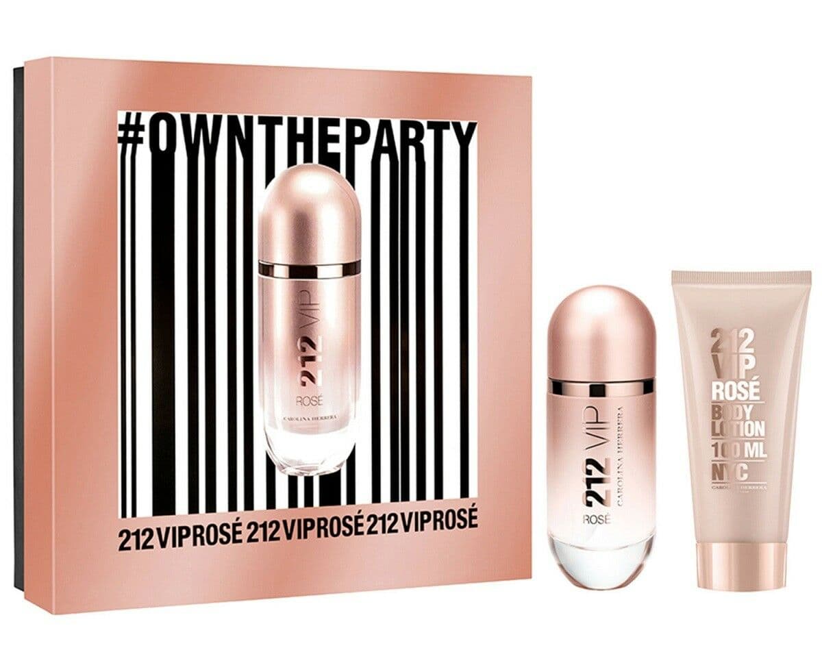 Carolina Herrera 212 VIP Rose Gift Set For Women