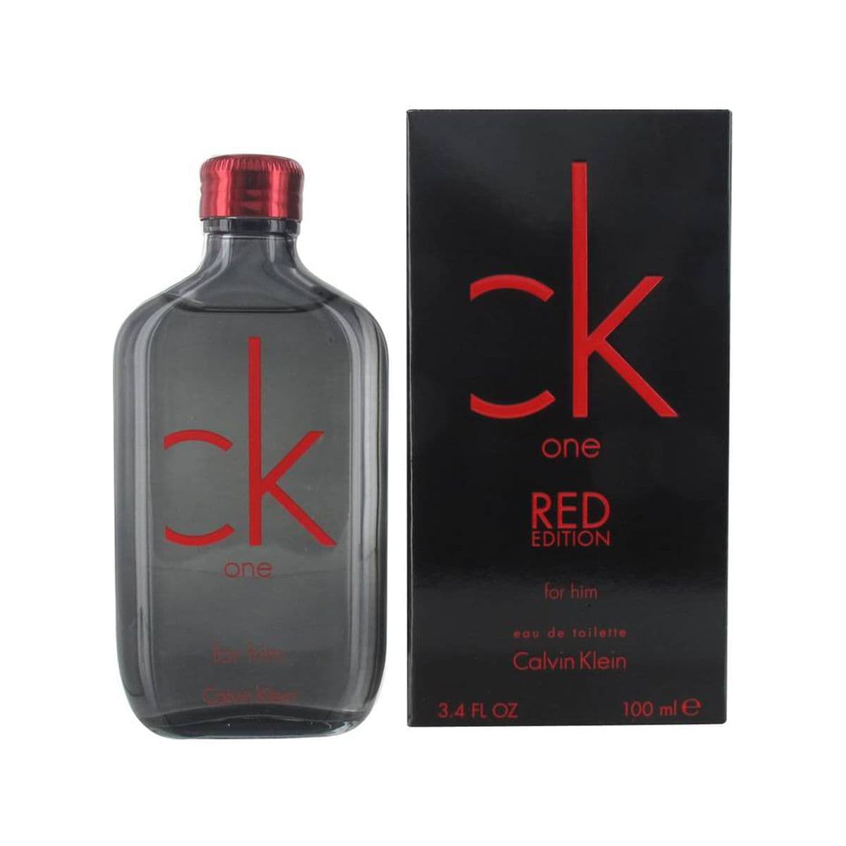 Calvin Klein One Red 3.4Oz Eau De Toilette For Men