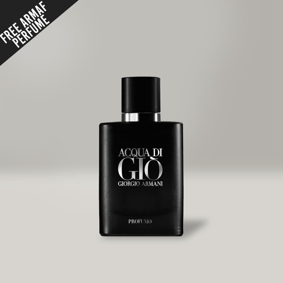 GIORGIO ARMANI ACQUA GIO PROFUMO 2.5 Oz Eau De Parfum Bundle Deal For Men