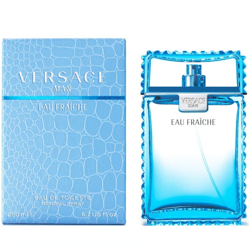 VERSACE EAU FRAICH 6.7Oz Eau De Toilette for Men