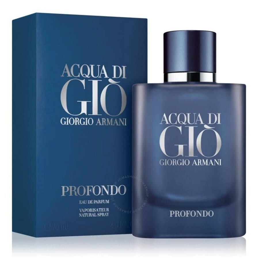 ACQUA GIO PROFONDO 2.5 Oz Eau de Parfum Bundle Deal for Men