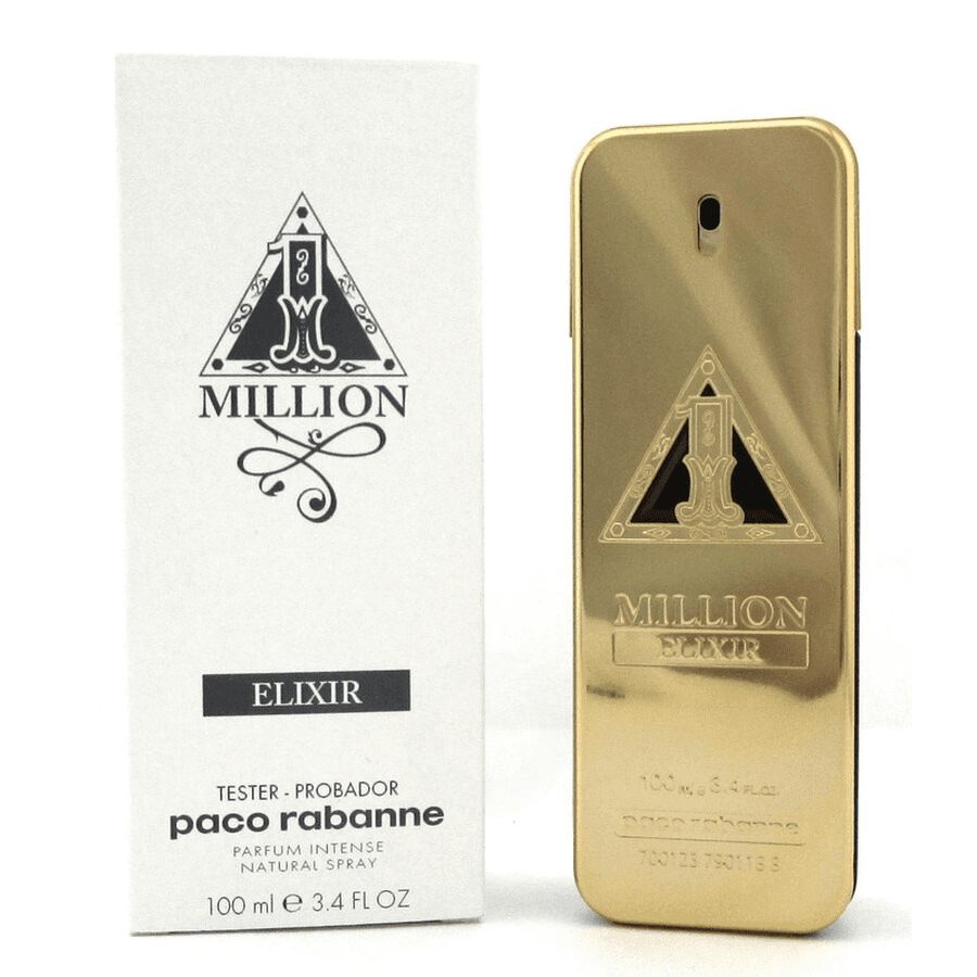PACO 1MILLION ELIXIR 3.4 Oz Parfum Intense Tester For Men