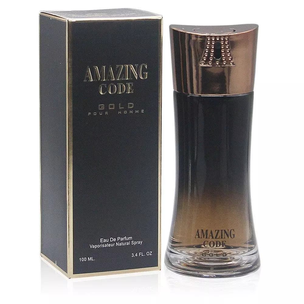 SP AMAZING CODE GOLD 3.4 Oz Eau De Parfum For Men