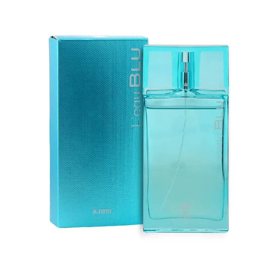 AJMAL BLU Leau 3.0 Oz Eau De Parfum For Men