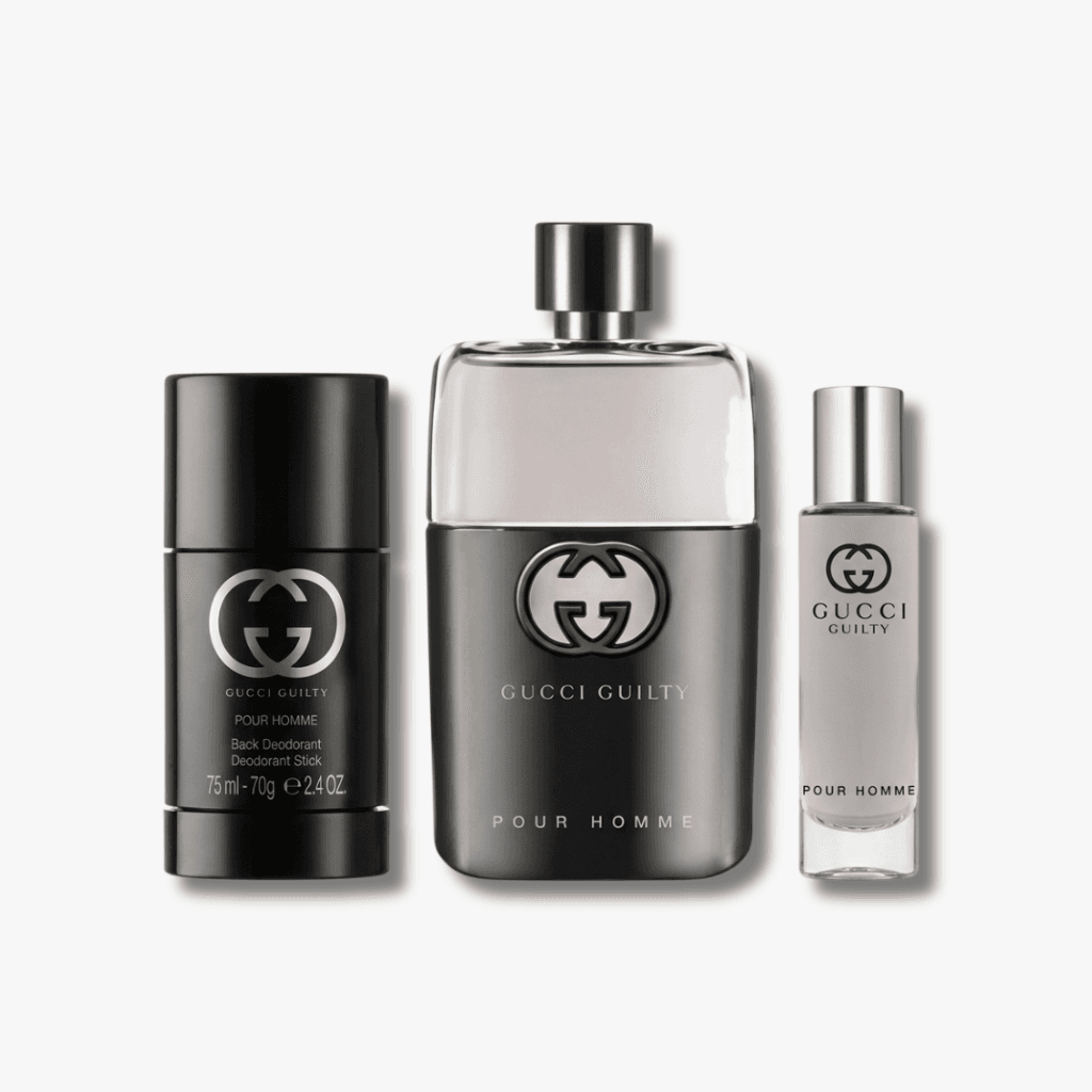 GUCCI GUILTY 3 Piece Gift Set For Men